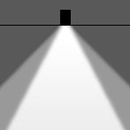 symmetric, wide beam [B]