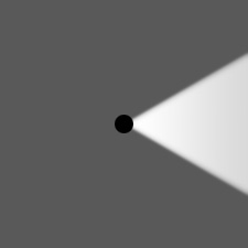 controlled beam, one-sided