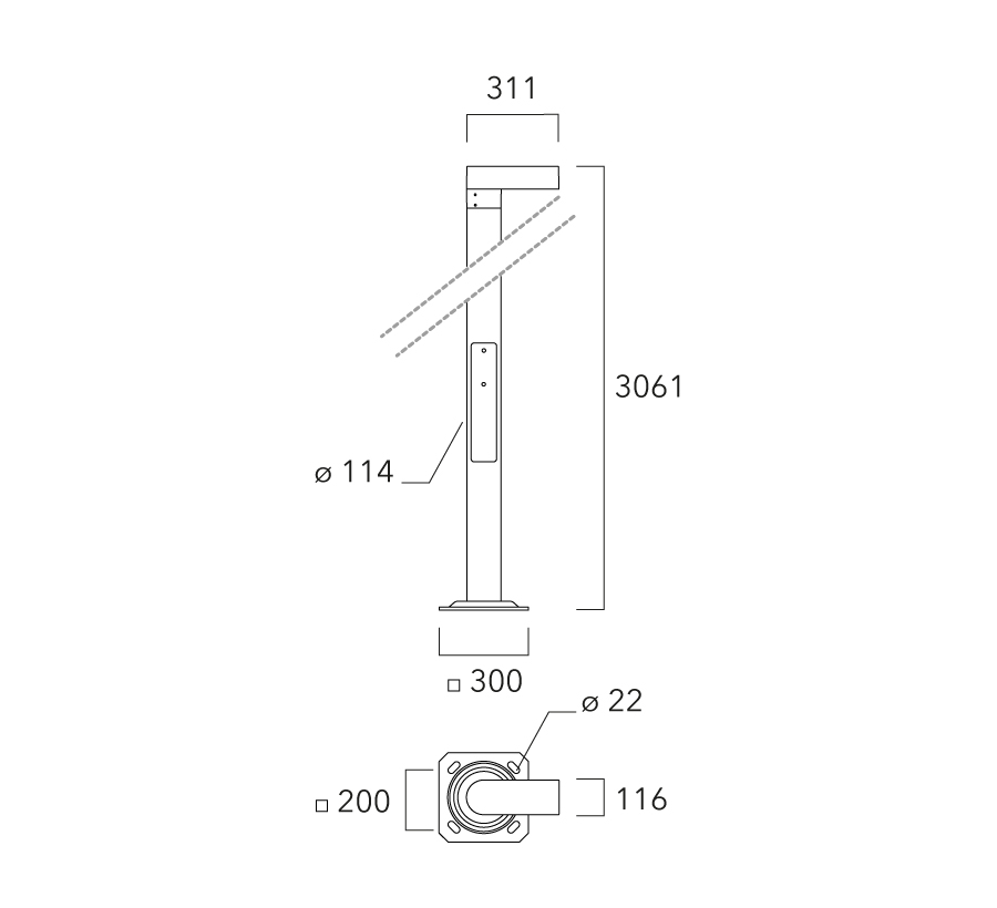 LINEO NANO Colonne Schematics