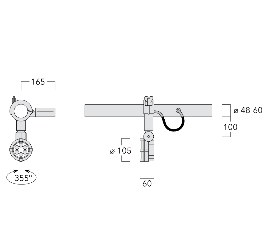 FLC121 LED Space frame Schematics