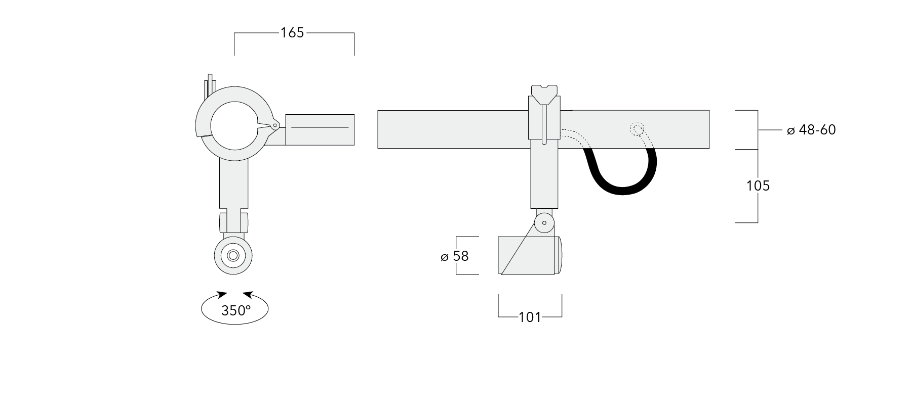 FLC301 montage sur tube Schematics