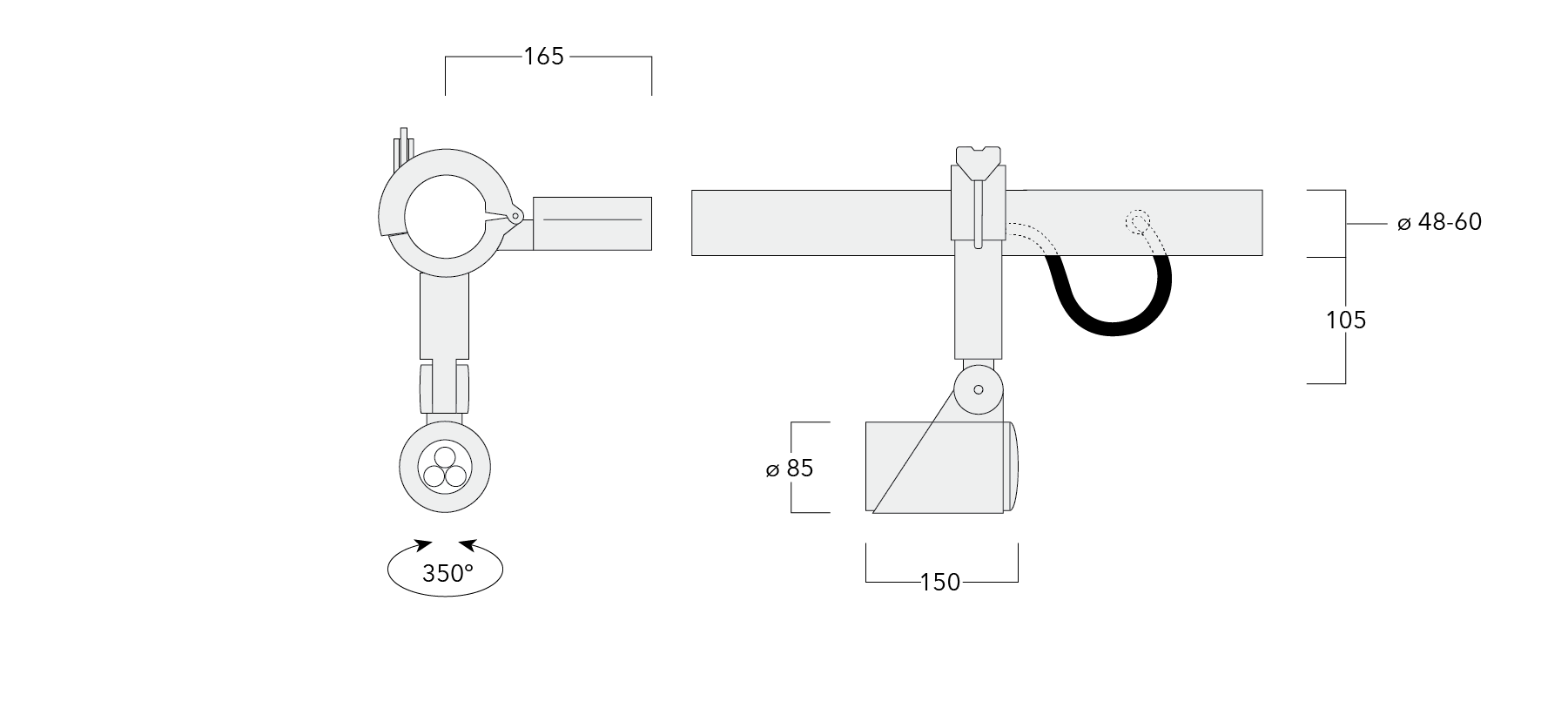 FLC311 montage sur tube Schematics