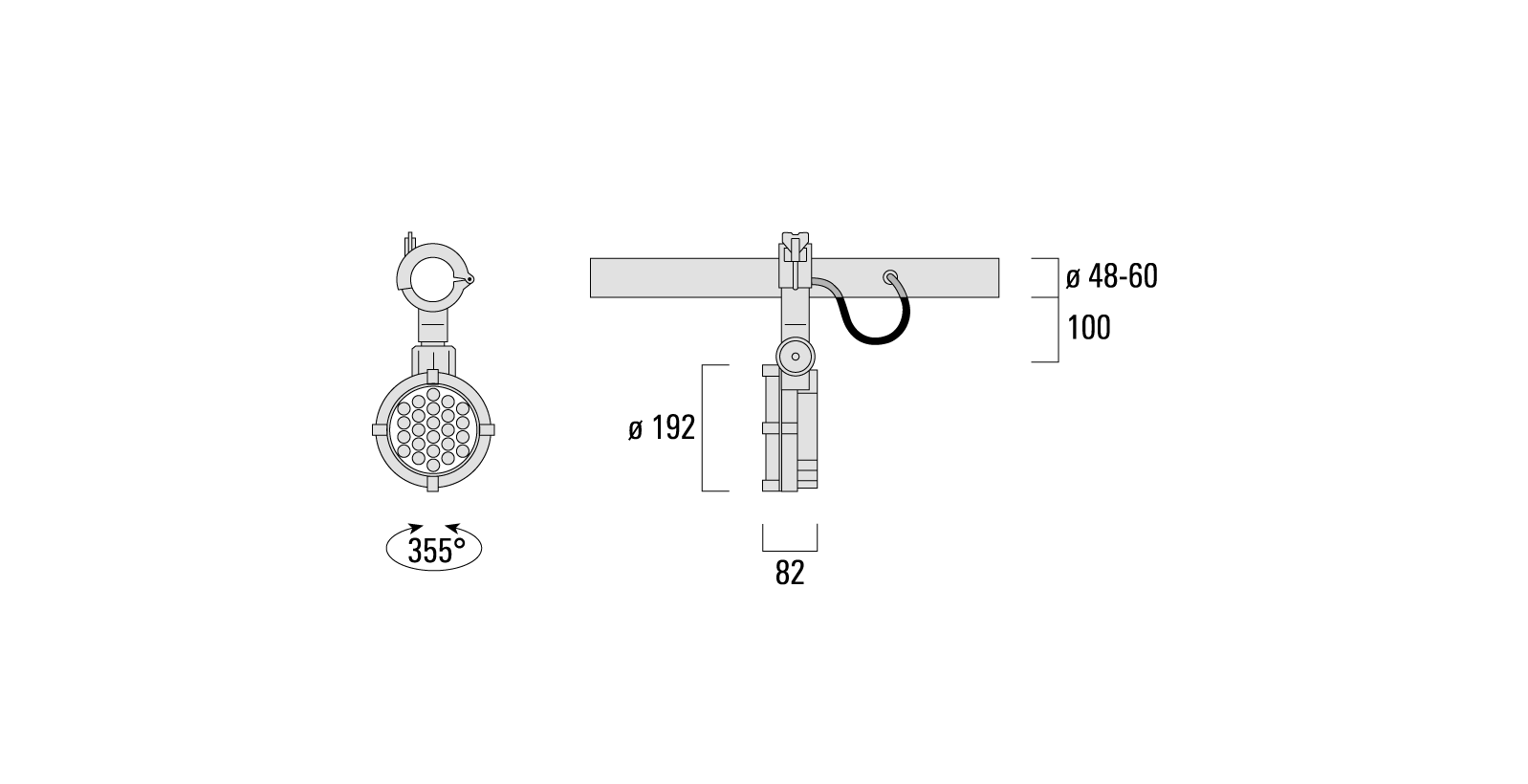 FLC141 LED Space frame Schematics