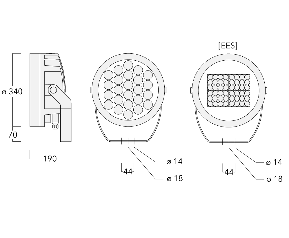 FLC240-CC LED Schematics