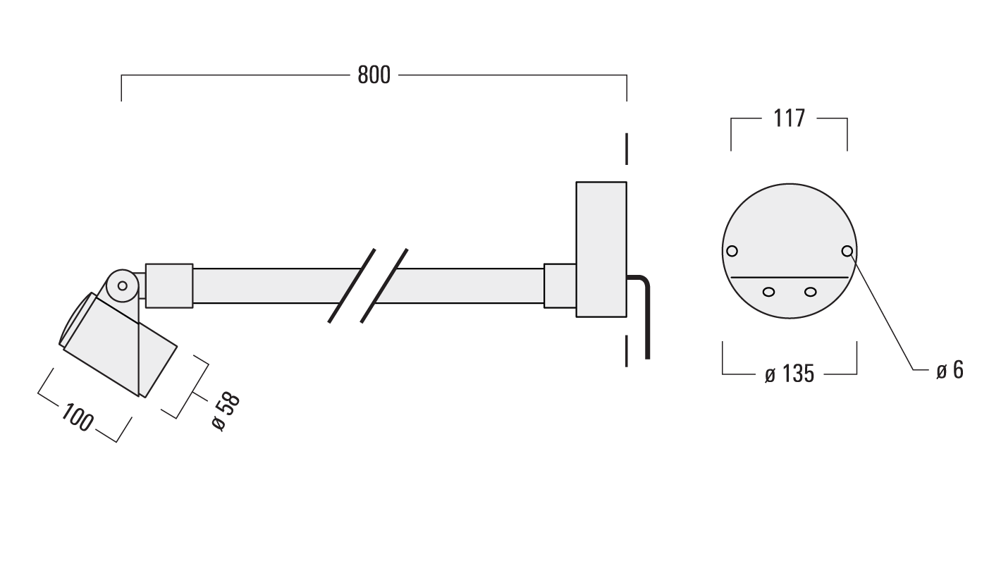 FLC301 Wall bracket Schematics