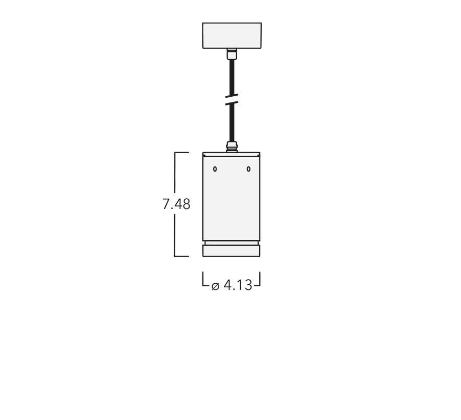 DAS110-PM LED PENDANT MOUNT Schematics