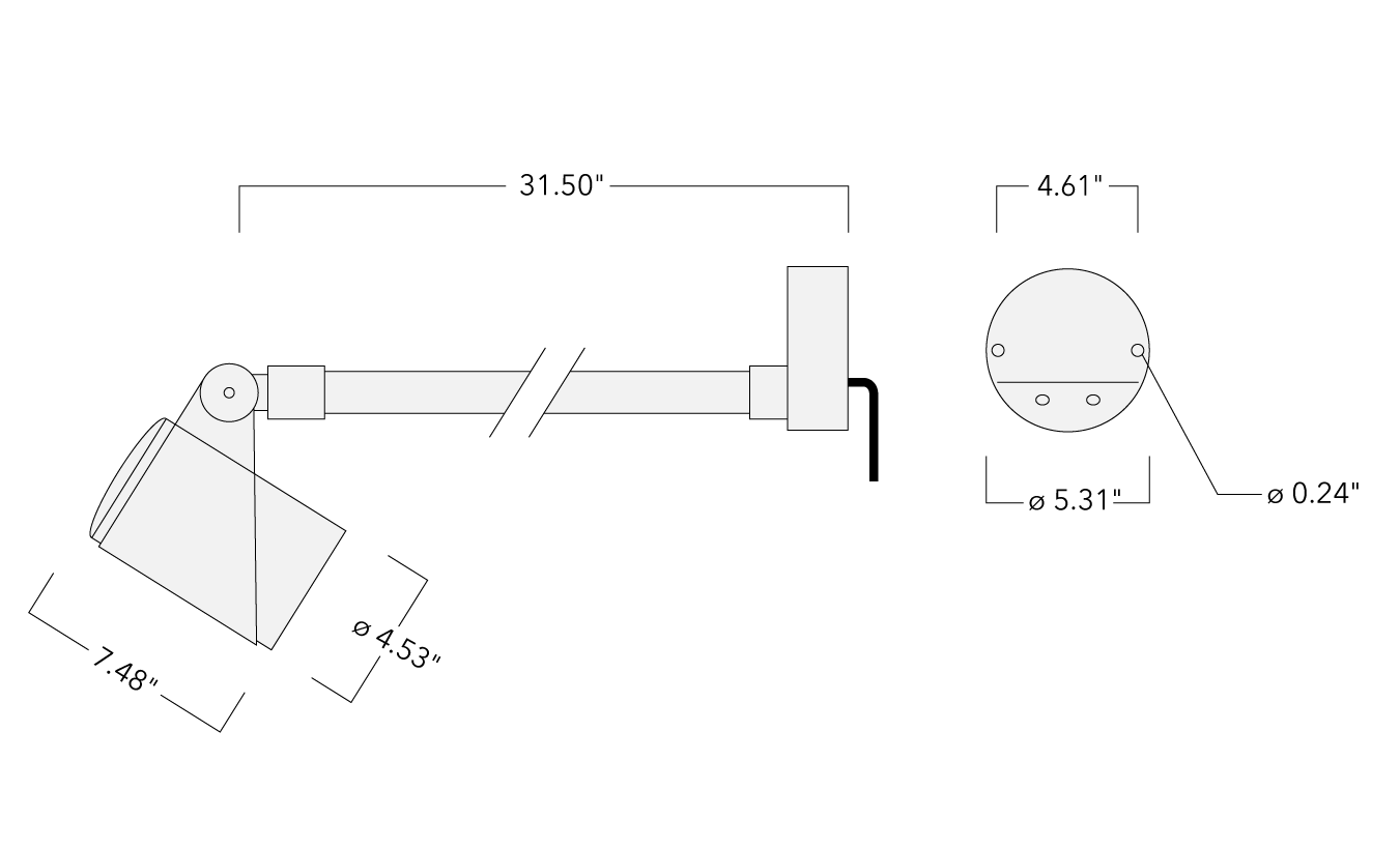 FLC321 Wall bracket Schematics