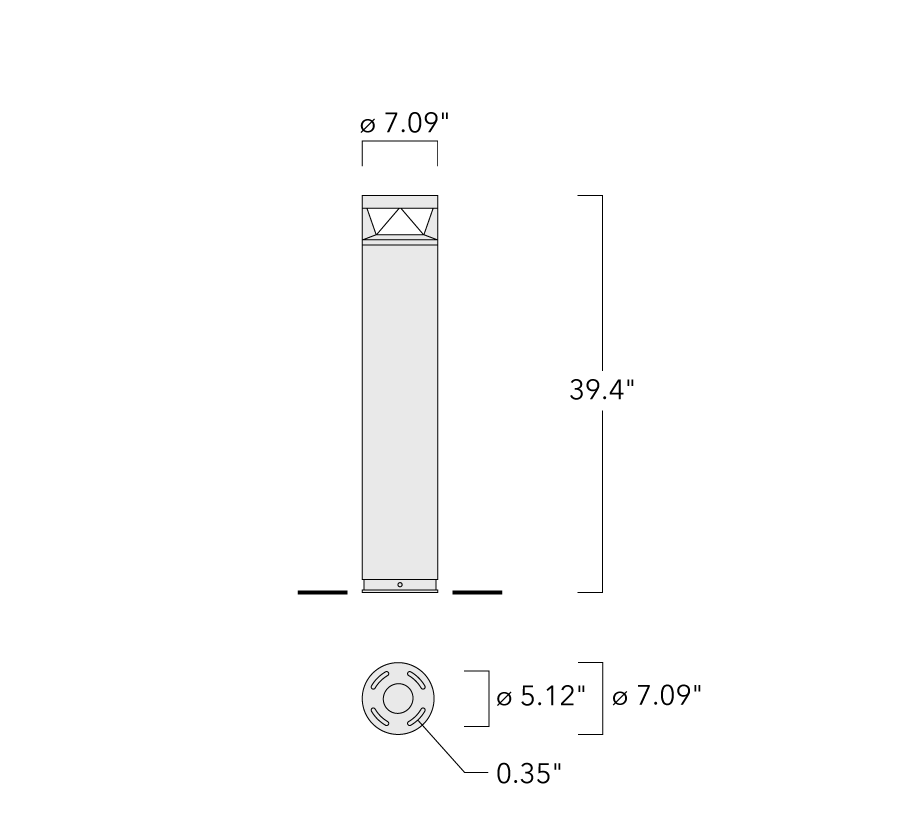 KTY234 LED Security Bollard Schematics